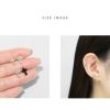 軟骨ピアス ジュエル クロス 十字架 キュービックジルコニア ストレートバーベル ボディピアス