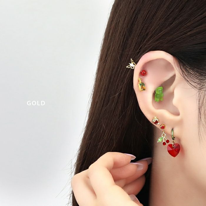 █ちょい★ピアス13点 楽天市場】ボディピアス 16G ジュエル エアープレイン ストレート