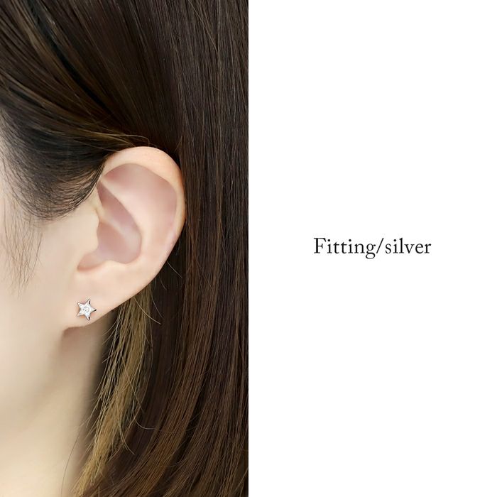[12G・14G16G・18G]キャッチ0076パーツネジ式スター星ボールピアスカスタマイズボディピアスボディーピアスボディピピアス「BP」「CUS」|ボディかわいい14ゲージ16ゲージモチーフおしゃれアクセサリーピアスキャッチ軟骨ピアス軟骨用12ゲージ