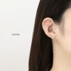 軟骨ピアス星ジュエルスターチェーンかわいいスタイリッシュWバーベルストレートバーベルボディピアス専門店凛RIN通販激安