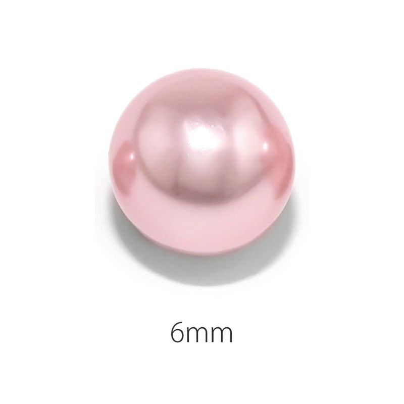 パールキャッチ・ピンク・6mm