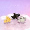 14G16G軟骨ピアス星スター3つ星キラキラおほしさまかわいいトリプルポップサージカルステンレスストレートバーベル16ゲージボディピアス凛専門店