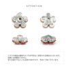 [12G・14G16G・18G]キャッチ0123花ジュエルネジ式ボールパーツカスタマイズボディピアスボディーピアスボディピピアス「BP」「CUS」「1cml」|14ゲージ16ゲージフラワーモチーフおしゃれお花ピアスキャッチ軟骨ピアス軟骨用12ゲージ18ゲージ「bl」