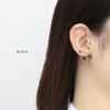 [14G/16G]軟骨0033リボンゴールドピンクブラック軟骨ピアス軟骨ボディーピアスボディピピアス「BP」「NAN」「1cml」|凛キャッチ軟骨用16ゲージ14ゲージ黒ボディピアス専門店おしゃれパーツかわいいボディボディピアスストレートバーベル