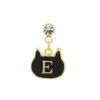 黒猫 イニシャルボディピアス・E