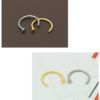 鼻ピアスボディピアスノストリルリング18Gメンズおすすめアクセサリーサージカルステンレス軟骨ピアス専門店凛RINプチプラ