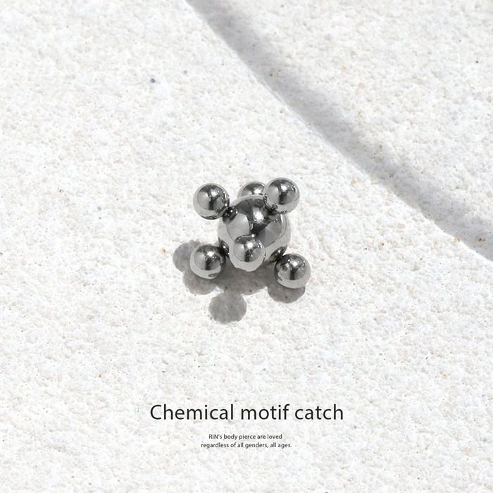 サイエンスキャッチ軟骨ピアスボディピアス量子粒子カスタマイズ用ボールパーツ化学スタイリッシュ12G14G16G18G専門店凛RIN激安