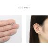 モデル2 軟骨ピアス ダブルトライアングル ボディピアス 16G ダブル ストレートバーベル サージカルステンレス 三角形 凛 RIN accessory 専門店