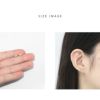 軟骨ピアス ジュエル トライアングル 三角 キュービックジルコニア ストレートバーベル ボディピアス