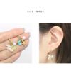 ボディピアス14Gボディピアス16G軟骨ピアス14G軟骨ピアス16Gオリジナル0166ヒトデシェルターコイズ貝ストーンボタニカルハワイアンリゾート海夏可愛い「BP」「NAN」