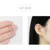 軟骨ピアス ジュエル バー ロング キュービックジルコニア 揺れる ストレートバーベル ボディピアス