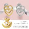 ボディピアス軟骨ピアス16Gハートプチジュエルフレーム軟骨チャーム付0142