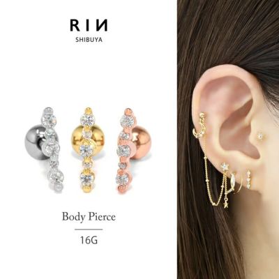 TRIDEA JEWELRY k18 丸玉ピアス 2mm 両耳 1ペア 18金 丸玉