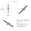 ボディピアス軟骨ピアス14G16G18Gチャーム和風日本刀剣刀武士侍忍者 SAMURAI推し活NINJYAボディピアス専門店凛チャーム0185