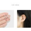 軟骨ピアス ジュエル ティアドロップ しずく型 雫 キュービックジルコニア ストレートバーベル ボディピアス