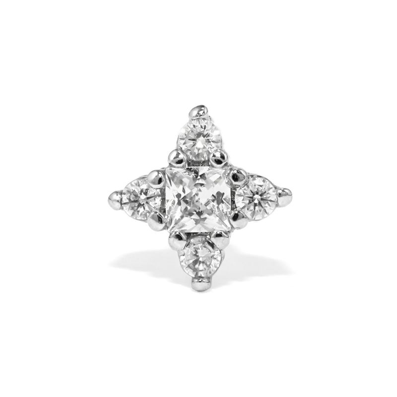 軟骨ピアス ボディピアス ジュエル フラワー