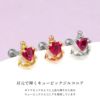 ボディピアス16G軟骨ピアスピアスハートジュエル錨キュービックジルコニアストレートバーベルサージカルステンレスセカンドピアスピアス軟骨1125