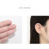 軟骨ピアス ヘビ スネーク シルバー スタイリッシュ かっこいい  ストレートバーベル ボディピアス