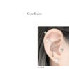 軟骨ピアス メンズ 16G ボディピアス 可動式 バーティカル インダストリアル 縦ハート クロス 葉っぱ リープ 16ゲージ ストレートバーベル サージカルステンレス