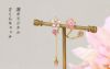 軟骨ピアス用和風桜キャッチ14G12Gサクラさくら花フラワーボディピアスネジ式カスタマイズパーツジュエルキャッチゲージ片耳用キャッチ0246専門店凛RINオリジナルピンク白プチプラアクセサリー