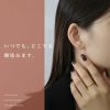 ピアスボディピアス軟骨ピアス2個セットかわいいサージカルステンレスクリアピンクシャンパンパープルオレンジブラック金属アレルギー対応つけっぱなしシンプルジュエルメンズレディース片耳用凛RIN