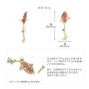 サイズ・カラーバリエーション・軟骨ピアスキャッチ14G12Gボディピアス18G和和風扇子蝶パールジュエル14ゲージ12ゲージ軟骨ピアス凛RIN通販成人式和装着物