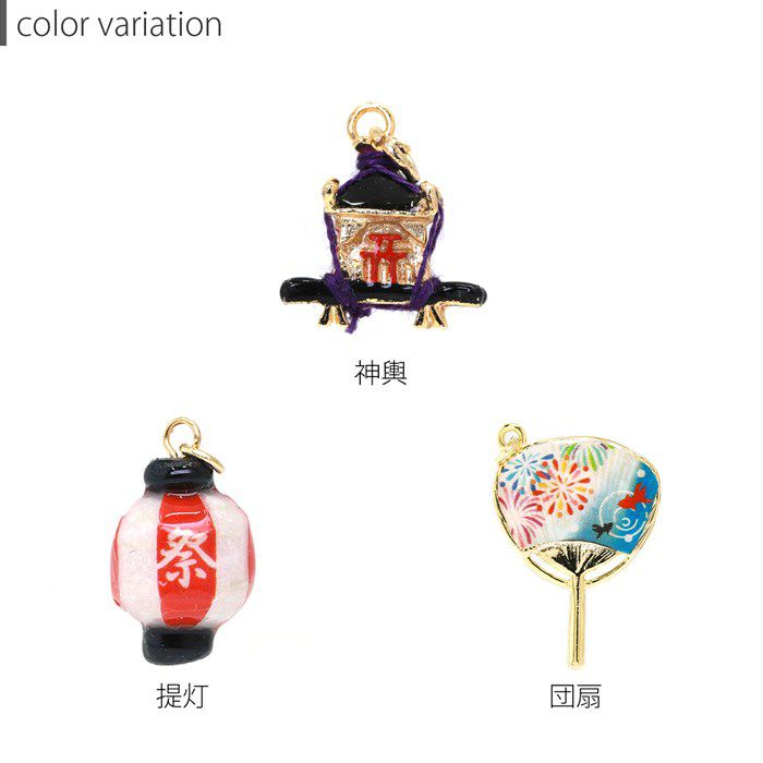 軟骨ピアス14G16Gボディピアス18G神輿提灯団扇夏祭り和柄浴衣着物アレンジパーツカスタマイズピアス14ゲージ16ゲージ18ゲージピアス片耳用チャーム0219