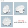 透明樹脂キャッチシリコン軟骨ピアス14Gボディピアス16Gシリコン取れにくい20G花形着けやすいキャッチ0235
