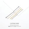 軟骨ピアス14G16Gボディピアス18Gチェーンシルバーゴールドピンクゴールドブラックchainアレンジパーツカスタマイズピアス14ゲージ16ゲージ18ゲージピアス片耳用チャーム0227