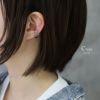イヤーカフイヤーカフスイヤカフカフ変形ツイストハートシルバーゴールドイヤリング真鍮