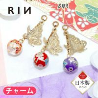 軟骨ピアス14G16Gボディピアス蝶蝶々毬鞠バタフライチェーン和柄和風成人式着物18G14ゲージ16ゲージ18ゲージアレンジパーツカスタマイズ片耳用チャーム0223