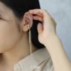 イヤーカフス女性に人気のチェーン付きイヤカフスインナーコンク部分におすすめボディピアス専門店凛RIN激安おすすめ