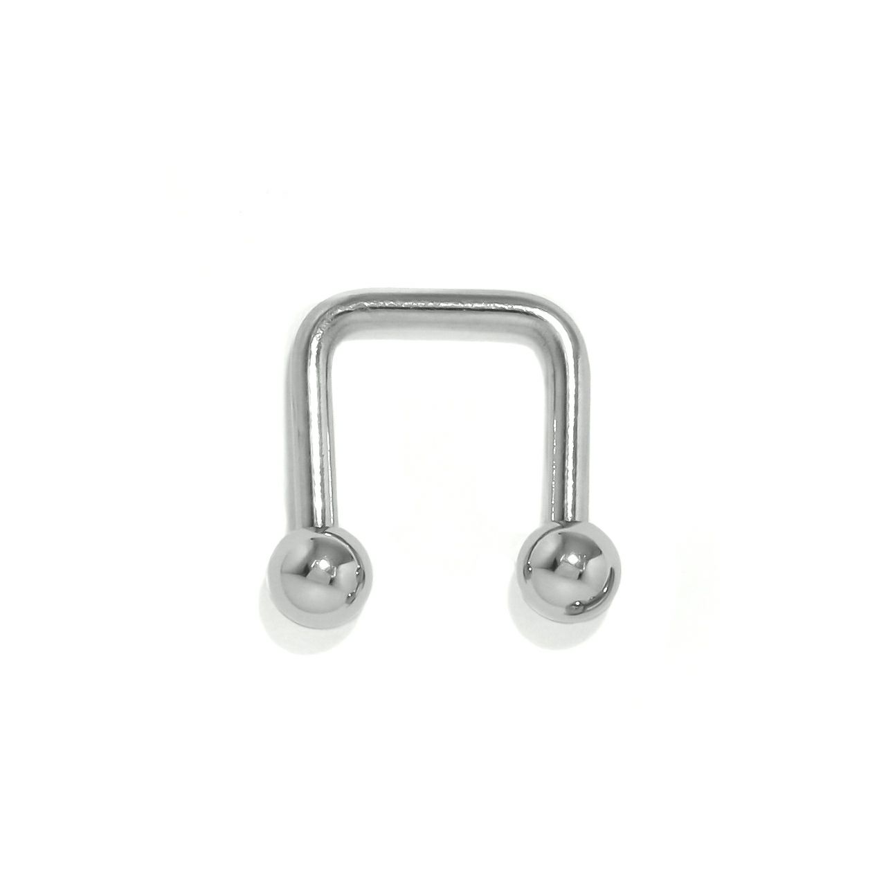 16G 軟骨ピアス シンプル スクエア surface シルバー サーフェイス