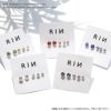 ピアスジュエル５個セットカラフルサイズいろいろスタッド