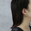 ピアス金属アレルギーニッケルフリー18kコーティングリングピアスフープピアス