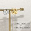 ファッションピアス18Kコーティングニッケルフリーピアスリングメビウスフープ
