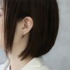 ファッションピアスハート18Kコーティングニッケルフリーピアスリングフープ