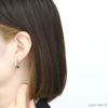 ファッションピアス凸凹金打風上品きれいめニッケルフリー18kコーティングフープ