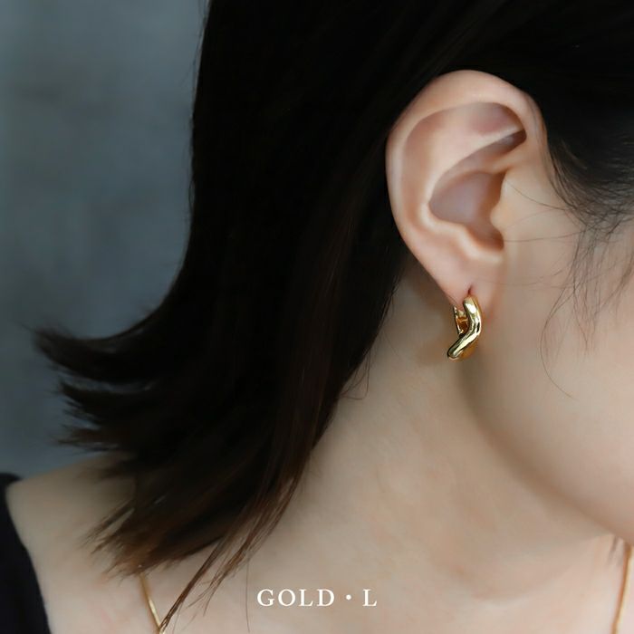 カーブデザイン18Kコーティングピアスセット｜ボディピアス凛【公式】