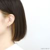 フープピアス２連重厚感リングピアスニッケルフリー18kコーティングセグメントリング