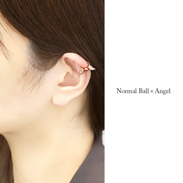 天使の羽悪魔の翼ビーズリングエンジェルデビルリングセットangeldevilワンタッチキャプティブアレンジパーツカスタマイズ14ゲージ16ゲージ18ゲージ
