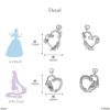14G16G18GDisneyディズニープリンセスチャームボディピアス軟骨ピアスラプンツェルアリエルシンデレラジャスミンベルパーツレディースかわいいおしゃれシルバーゴールドカスタマイズ凛RINオリジナルプリンセスデザイン