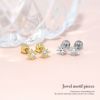 ピアス星スタージュエルキュービックジルコニアスタッドピアス