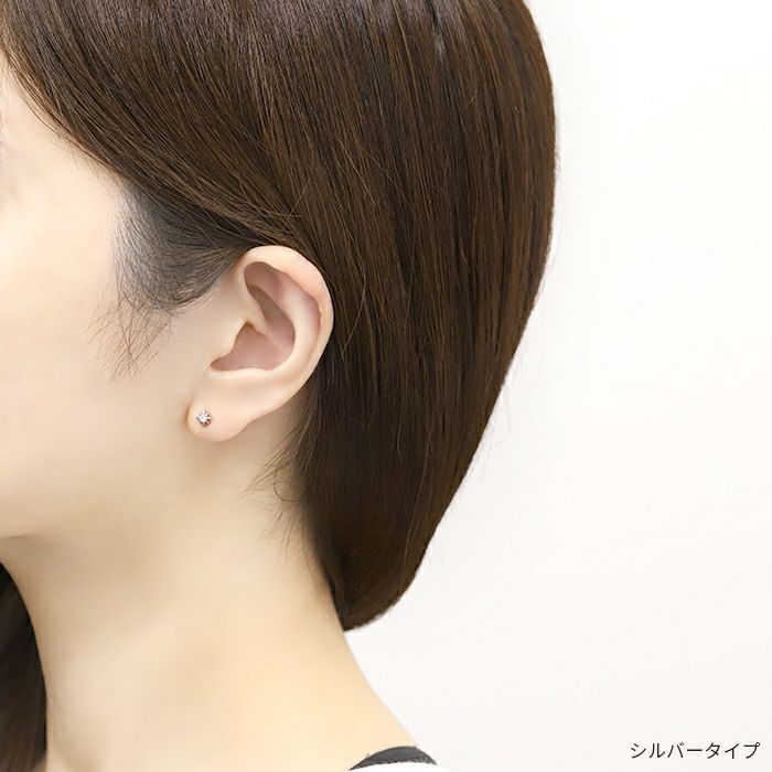 ピアス星スタージュエルキュービックジルコニアスタッドピアス