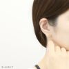 ピアス星スタージュエルキュービックジルコニアスタッドピアス