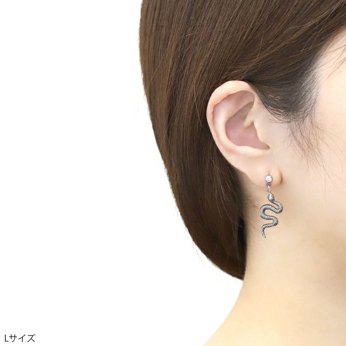 14G 16G 18G チャーム スネーク 蛇 シルバー snake アレンジ