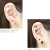 16Gハートボディピアス軟骨ピアスかわいいピンクパープルグリーンジュエル推し活カラー片耳用凛専門店