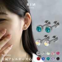 ファッションピアスジュエル小さめキラキラスタッド