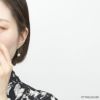 ファッションピアスパールドロップ一粒ジュエル18Kロジウムコーティングフォーマル両耳用セット揺れるスタッドおしゃれきれいめキュービックジルコニア