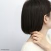 ファッションピアスワンタッチ２連ツイストリングフープ存在感スタッド